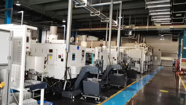 上海華培動力雙主軸機(jī)數(shù)控車床案例！